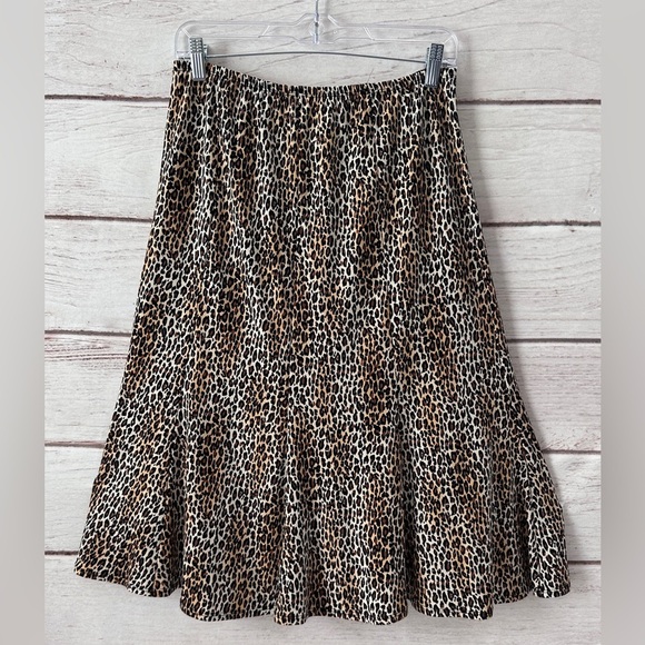 Bay Studio Dresses & Skirts - Bay Studio Career Cheetah Print Skirt - Size Small Career Office Church Casual